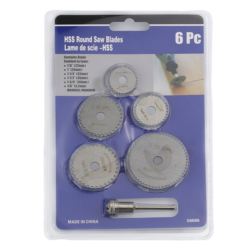 Reciprocating Saw Attachment Drill - 6 Buah (22-44Mm) Set Pisau Gergaji