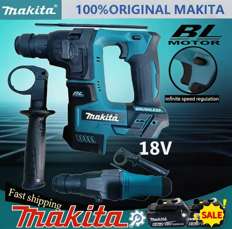 Brushless Cordless Electric Drill 18V - Bor Palu Elektrik Tanpa Kabel Makita