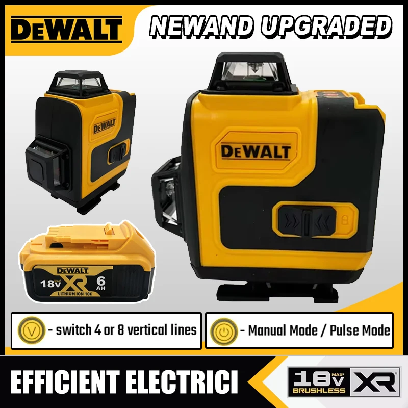 Laser Level 16 Lines 4D Green - Dewalt Laser Level 360 Hijau 16
