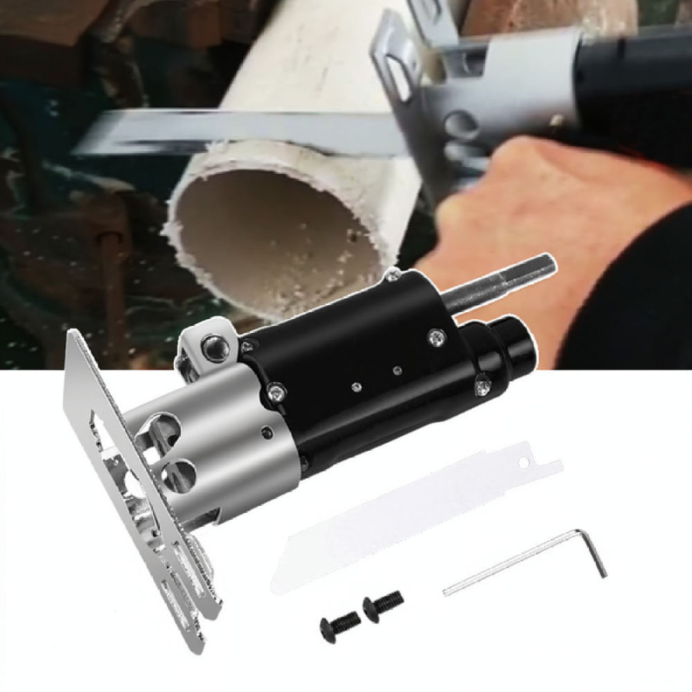 Reciprocating Saw Attachment Drill - Adaptor Gergaji Bolak-Balik Portabel untuk Bor