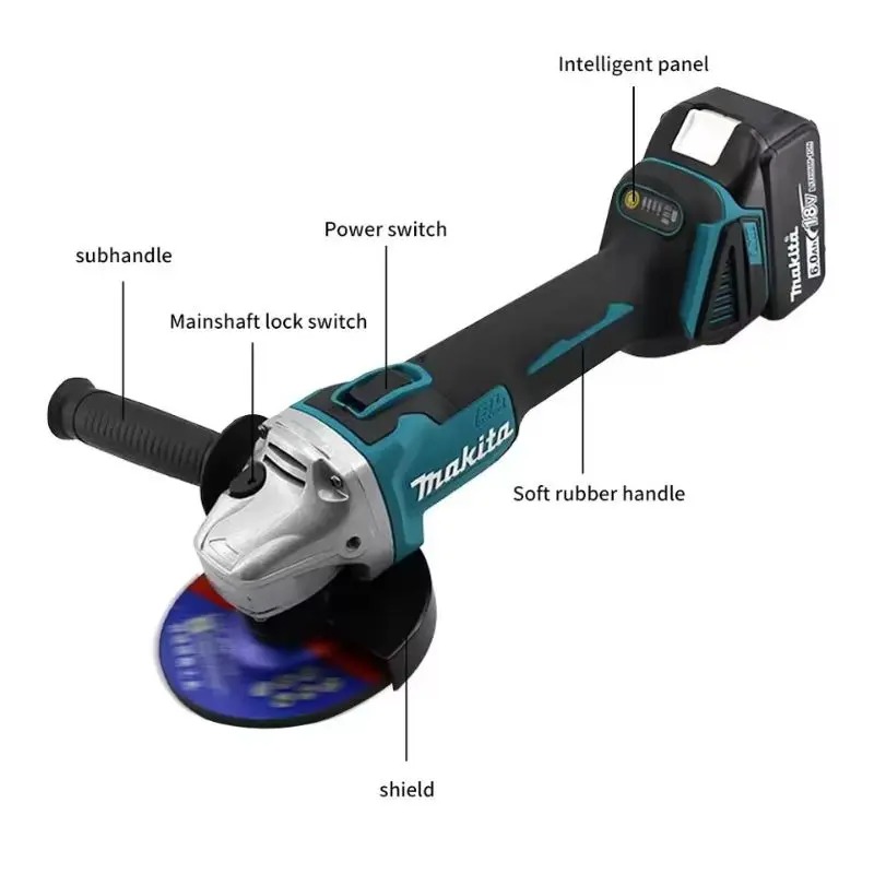 Makita DGA404 Mesin Gerinda Su - Brushless Angle Grinder Battery Powered ulasan dan harga