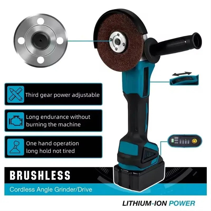 Makita DGA404 Mesin Gerinda Su - Brushless Angle Grinder Battery Powered ulasan dan harga
