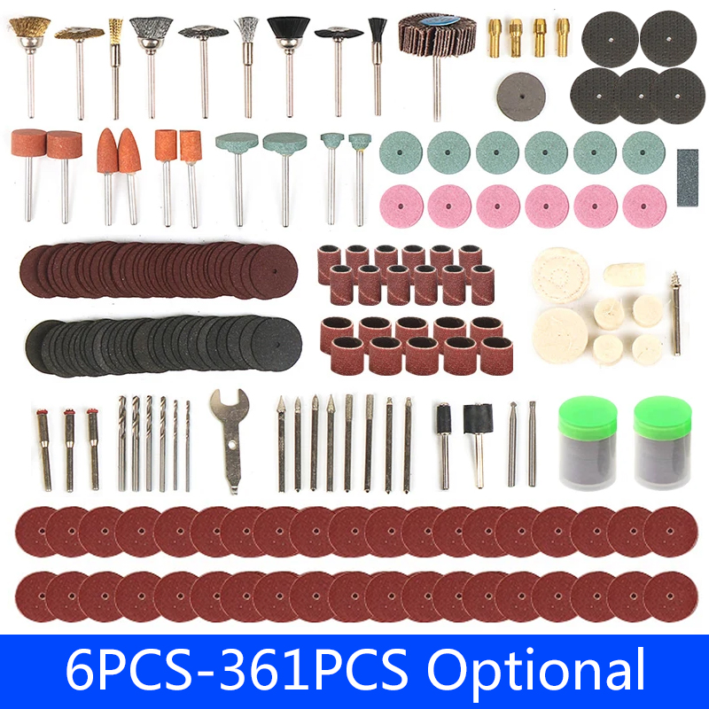 6 buah-361 buah alat pengampla - Cordless Rotary Tool Kit Accessories ulasan dan harga