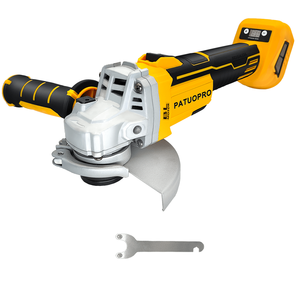 PATUOPRO 125mm Gerinda Listrik - Brushless Angle Grinder Battery Powered ulasan dan harga