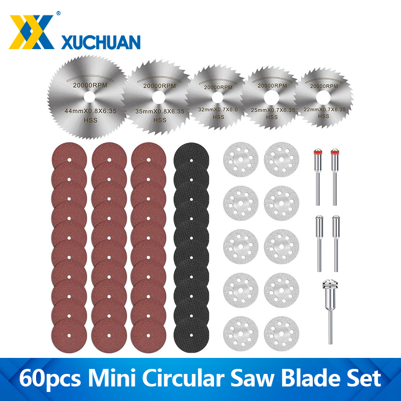60 Buah Set Roda Gerinda Penga - Cordless Rotary Tool Kit Accessories ulasan dan harga