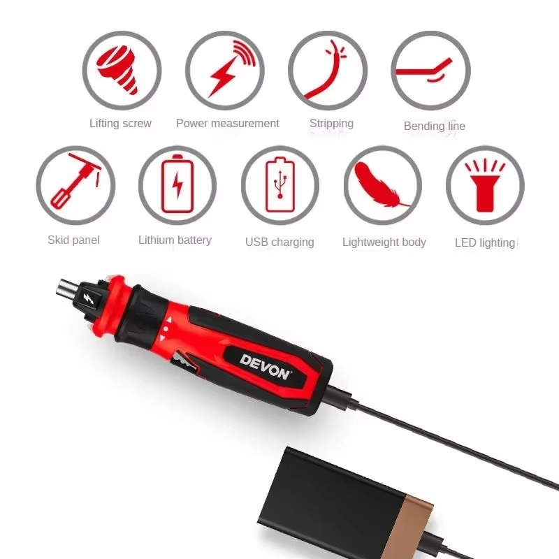 Set Obeng Listrik Mini 4V, Obe - Electric Screwdriver Rechargeable Usb ulasan dan harga