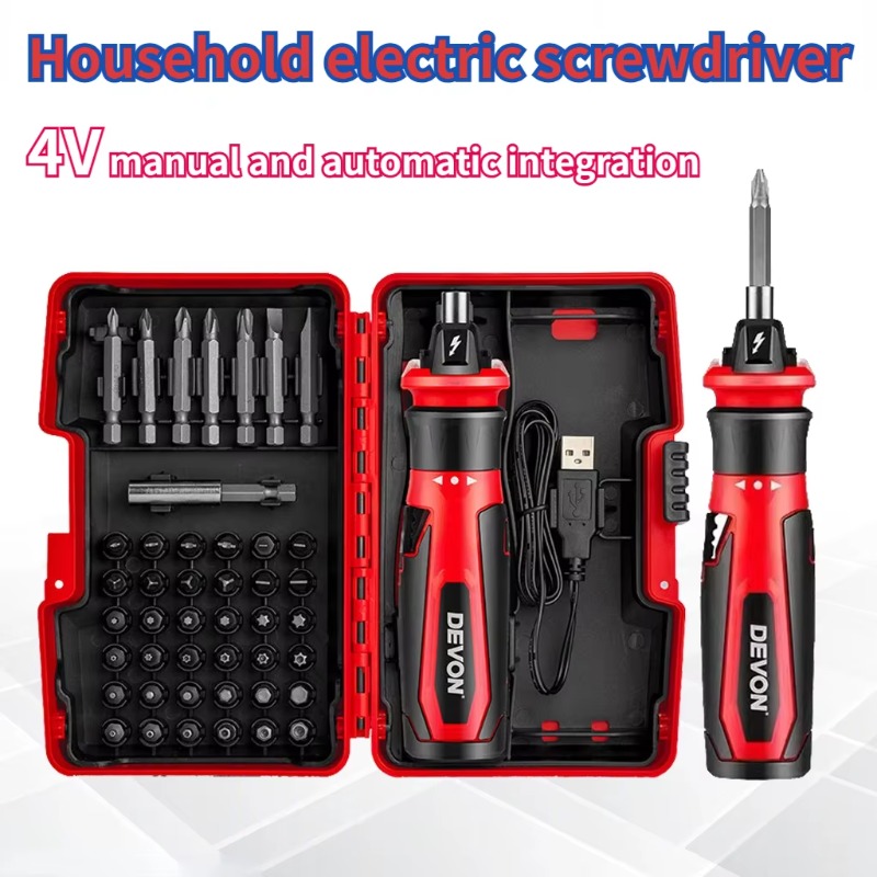 Set Obeng Listrik Mini 4V, Obe - Electric Screwdriver Rechargeable Usb ulasan dan harga