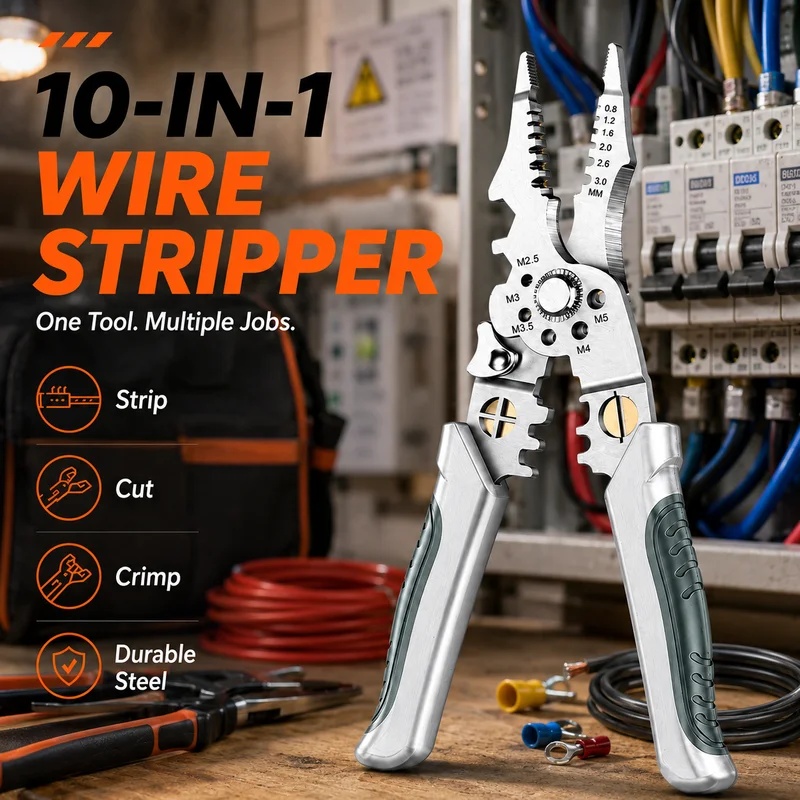 Tang Pengupas Kabel Tahan Lama - Automatic Wire Stripper Cutter ulasan dan harga