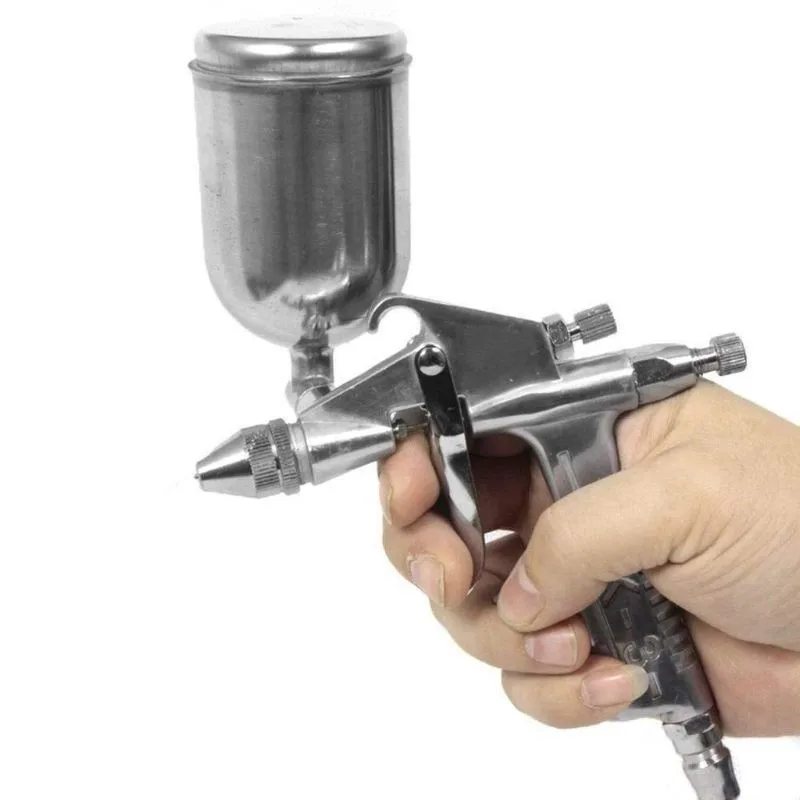 Pistol Semprot Cat Mini 150ml, - Airbrush Kit With Mini Compressor ulasan dan harga