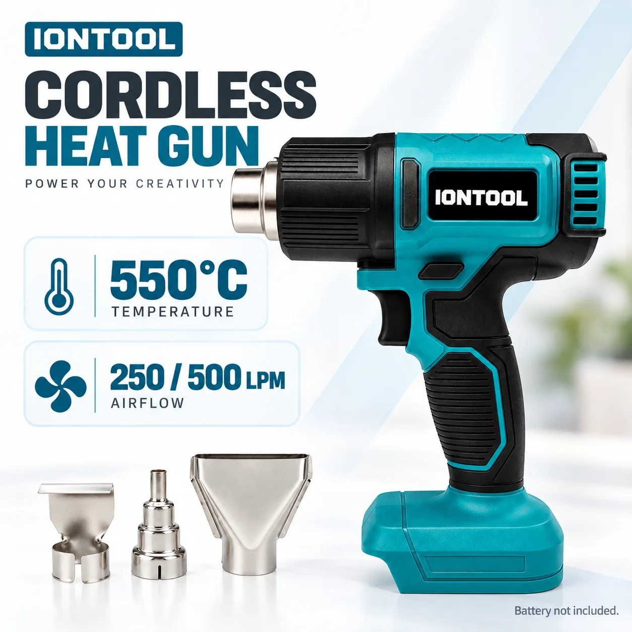 Pistol Panas Tanpa Kabel IONTO - Cordless Heat Gun For Shrink Tubing ulasan dan harga